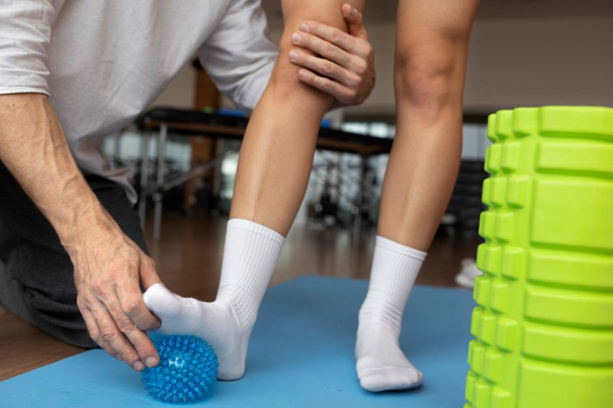 درمان خار پاشنه پا.