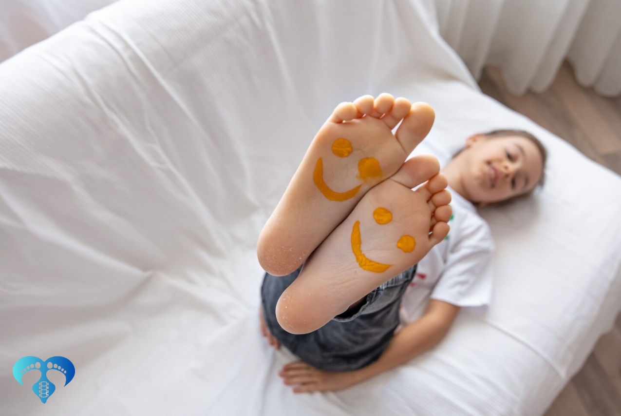 صافی کف پای کودکان